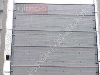 Gimes Branda Kapı sistemleri    | Sanayi tipi giyotin seksiyonel kapılar